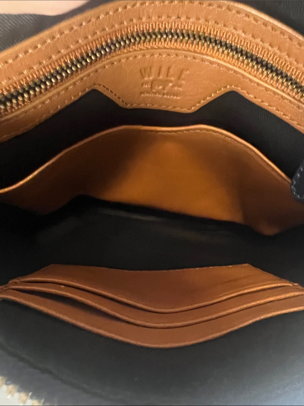 WILL Small Black Leather Crossbody - Picture 3 of 11